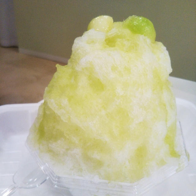 かき氷☆かき氷工房 雪菓の杏仁メロン
