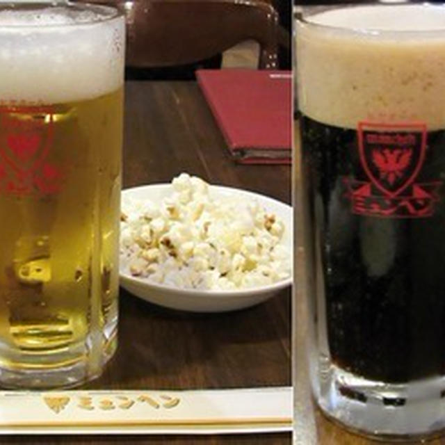 唐揚げとポテトサラダで昼ビール at ビヤレストラン・ミュンヘン
