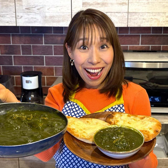 またほうれん草カレー作ってしまいました！！