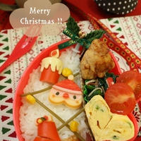 【作り方】簡単☆クリスマスツリーのお弁当☆