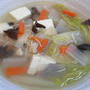 お野菜たっぷり中華スープ
