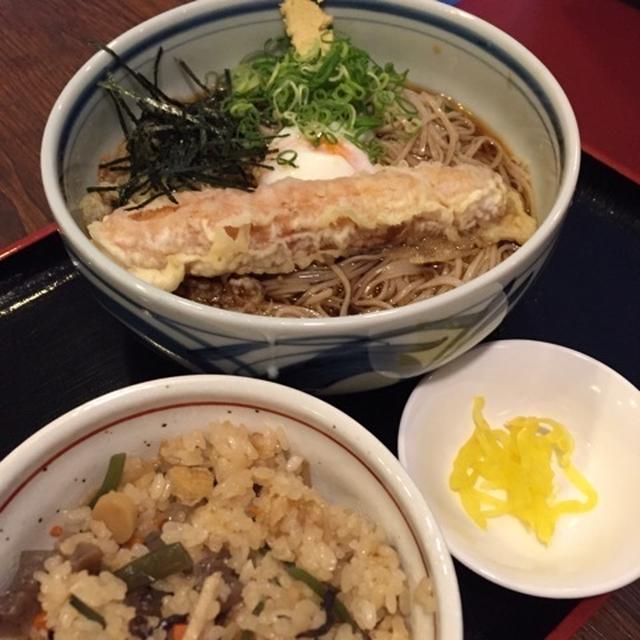 たまには お昼ご飯作りお休み☆蕎麦ランチ