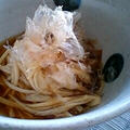 浜弥鰹節さんの「だしパック旬香」を使って　山芋の梅汁浸し