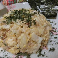 たっぷりキャベツでかさまし倍♪　キャベツとじゃこのオイマヨチャーハン