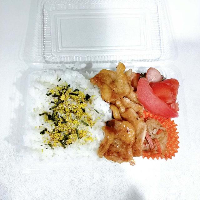 便利なチューブを使っちゃお【豚の生姜焼き】４月６日（木）のお弁当