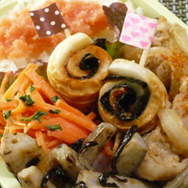 お弁当にキムチクワロール♪