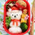 雪だるまダッフィー＊キャラ弁