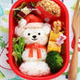 雪だるまダッフィー＊キャラ弁