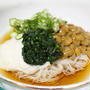 365日汁物レシピNo.221「ネバネバ4兄弟そうめん」