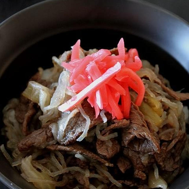 美味しい　牛丼屋風牛丼　☆キジムナー伝説♪