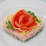サーモンのひし形ケーキ寿司