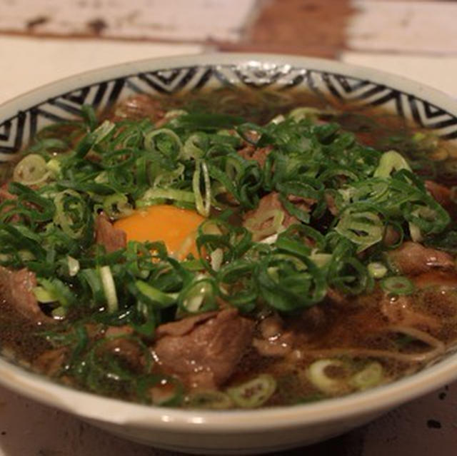 趣味多い話／【recipe】牛たま蕎麦