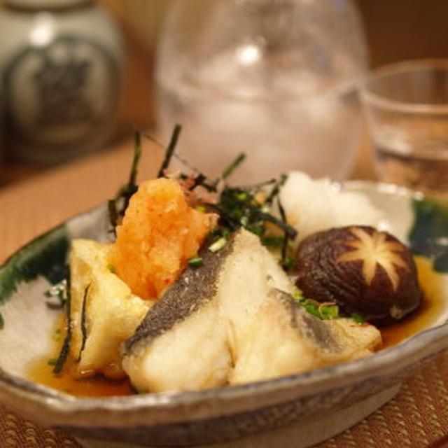 タラと豆腐の揚げ出し　　　　　作り方とレシピ