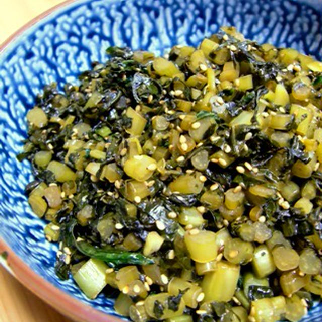 大根葉の炒め