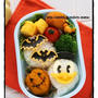 ドナルドおばけ＆ミキミニこうもり＊ハロウィンキャラ弁