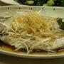 清蒸鮮魚  と 四川風麻婆豆腐