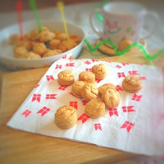 1歳児と作るきな粉クッキー