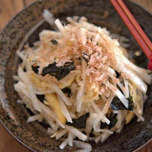 【大根レシピ】夏大根はサラダが美味しい！梅ドレッシングの和風大根サラダの作り方