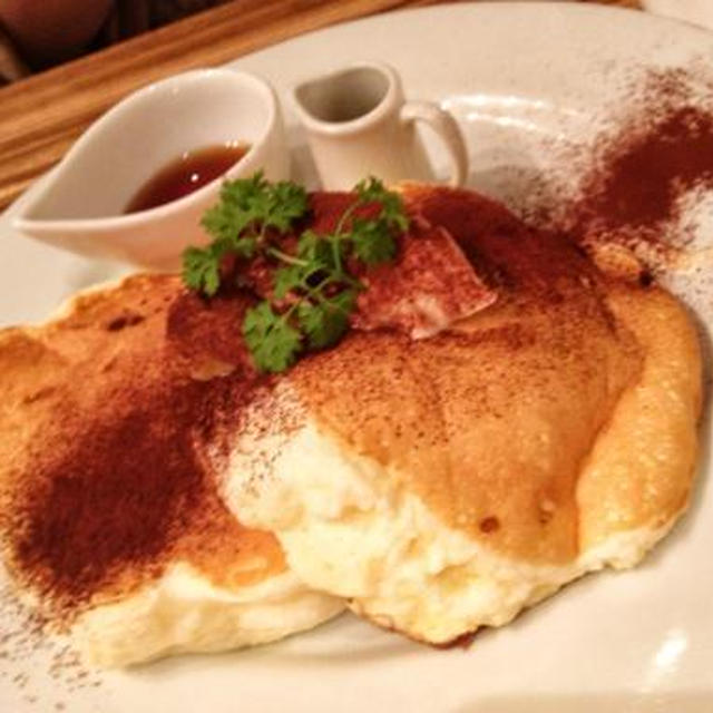 超ヒット！パンケーキふっわっふっわっ〜★スコッチバンク銀座★美容に嬉しい紅茶付き