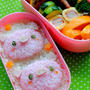 簡単ぶたちゃんのお弁当（キャラ弁、デコ弁）