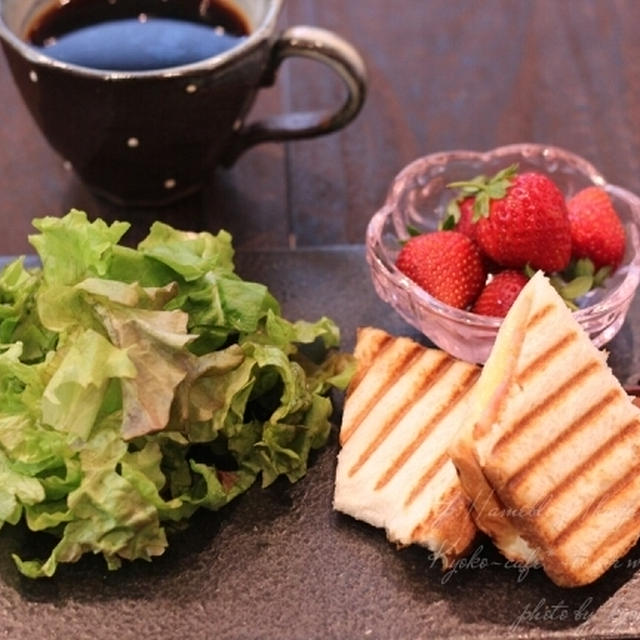 朝カフェ☆ホットサンドモーニング