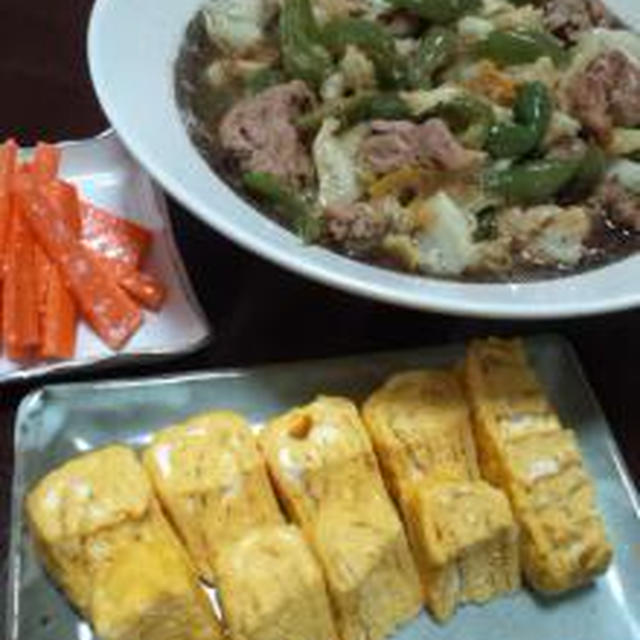 マーマレードが決めて！！豚肉と野菜炒め