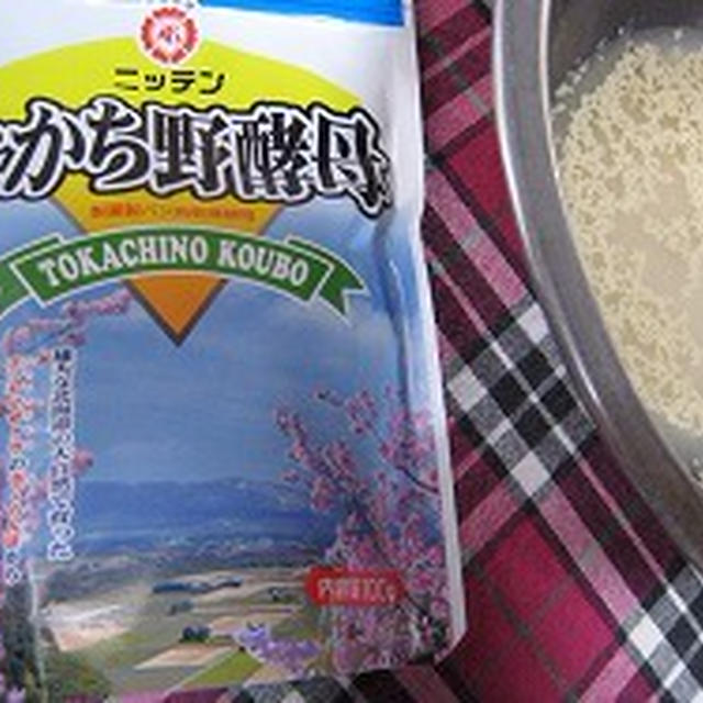 天然酵母の顆粒「とかち野酵母」を使って