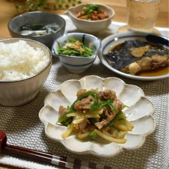 【レシピ】じゃがいもde青椒肉絲✳︎レンジ調理✳︎簡単✳︎作り置き✳︎お弁当のおかず