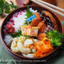 男子が喜ぶチキンカツ弁当♩
