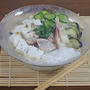 【さば缶でそうめんが3倍美味しくなるアレンジレシピ】さばの旨み際立つ夏野菜の冷や汁そうめん