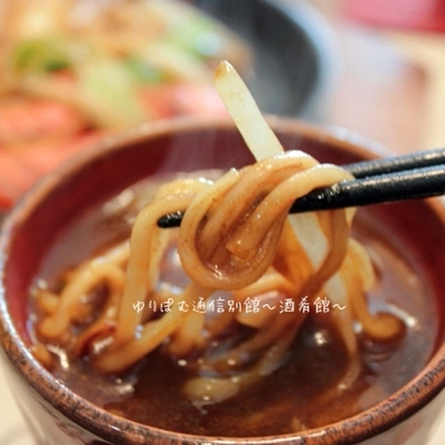 昭和の喫茶店風鉄板焼きそばwithカレースープ、つけて良しかけて良しの今時風。