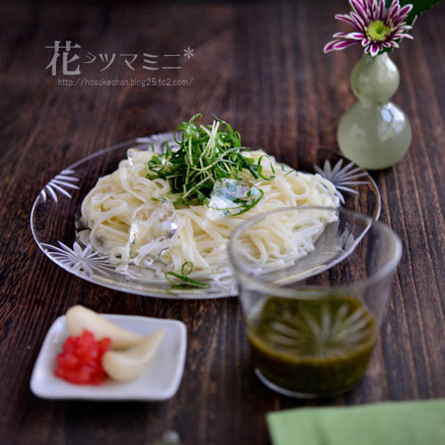 「めかぶポン酢うどん」