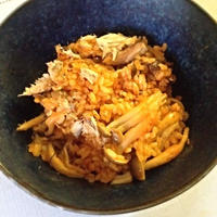 【レシピブログモニター】　野菜ジュースで鯖の炊き込みご飯！ストウブに入れるだけ＾＾