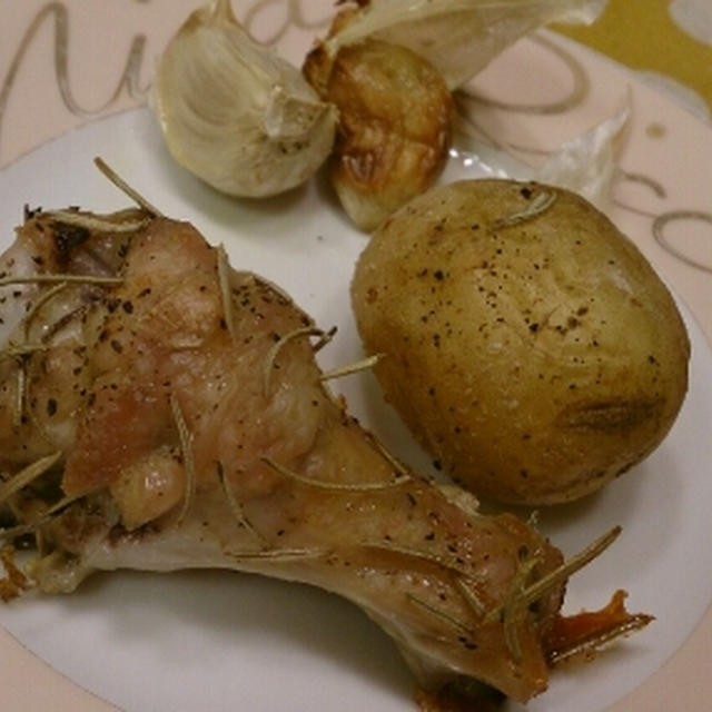 手羽元と新じゃがのオーブン焼き