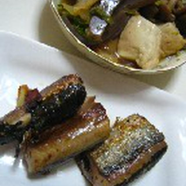 サンマのニンニク焼き・タンドリーチキン