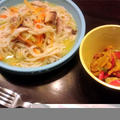 自画自賛的夕飯
