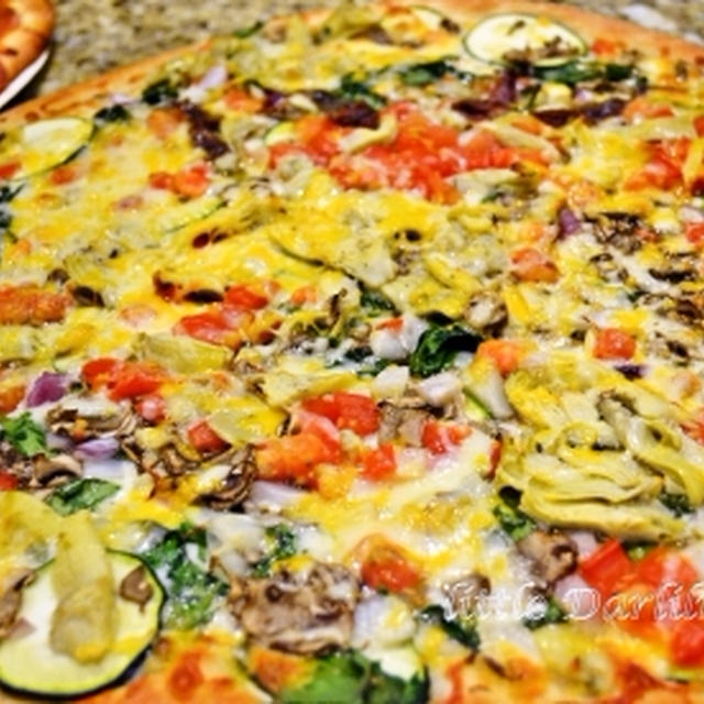 アメリカでおうちごはん 野菜いっぱい ベジタブルピザ By Little Darling さん レシピブログ 料理ブログのレシピ満載