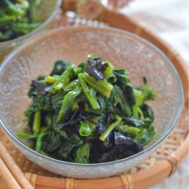 ほうれん草の海苔和え