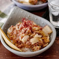 背伸びしない朝ごはん＊白菜の味噌そぼろ丼