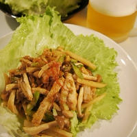 ☆豚肉の長いも入り中華風レタス包み☆