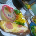クリームチーズバケットでご飯