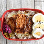 ～100円のっけ弁当～ソースがしみしみ♪キャベツコロッケ丼のっけ弁当