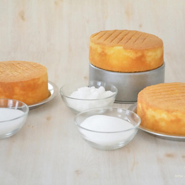 白い砂糖3種をスポンジケーキで徹底比較！【コラム】