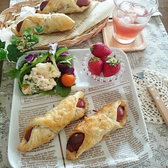 フランクパイで朝ごはん～♪