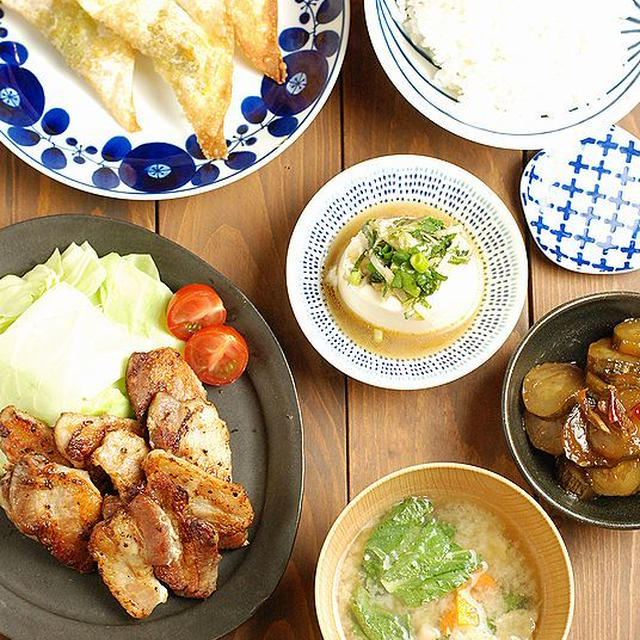 豚バラのカリカリ焼きの献立でした～【ワクワクの修学旅行♡】