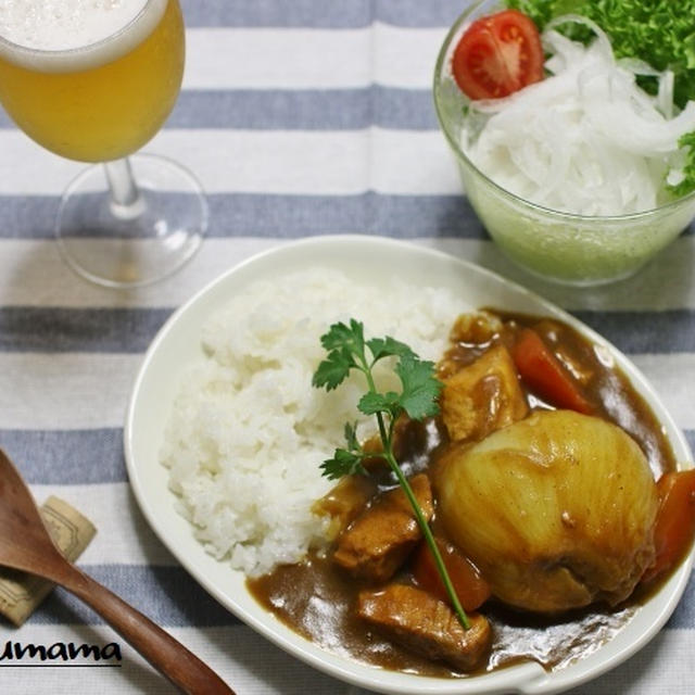 フルーツ玉ねぎ丸ごとカレー