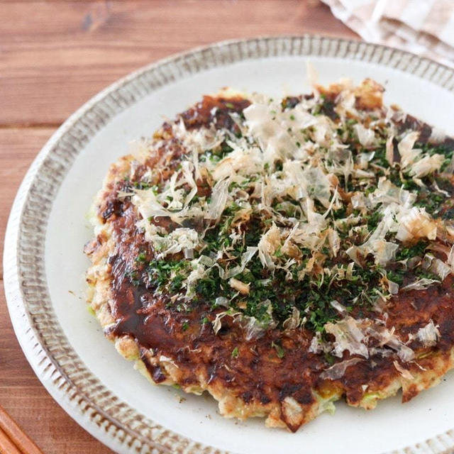 豆腐オートミールお好み焼きレシピ！卵なし小麦粉なし