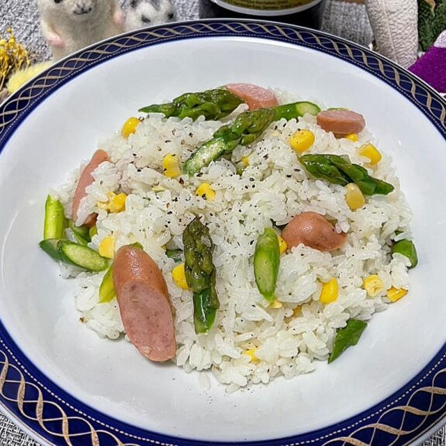 バターの風味香る！一度食べるとクセになる「アスパラご飯」の作り方