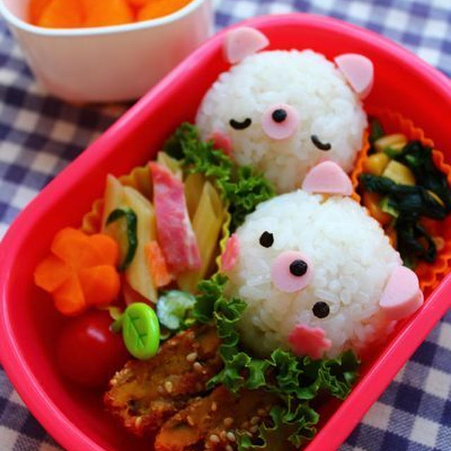キャラ弁**しろくまさん