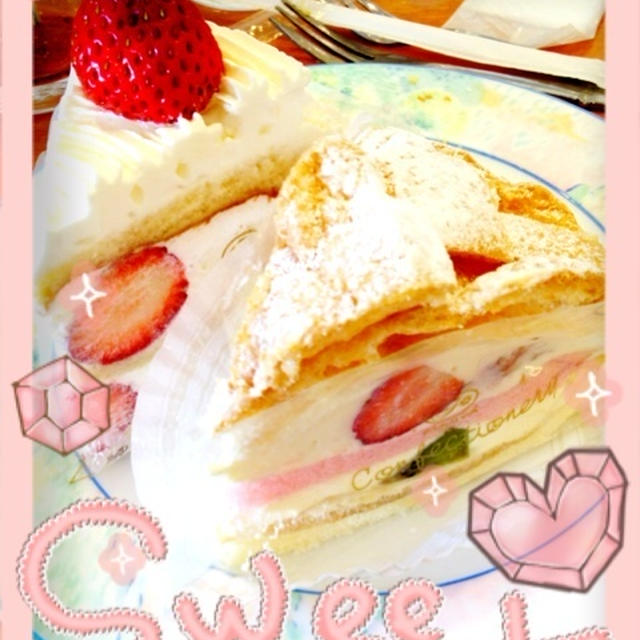 ケーキo(^▽^)oバイキング